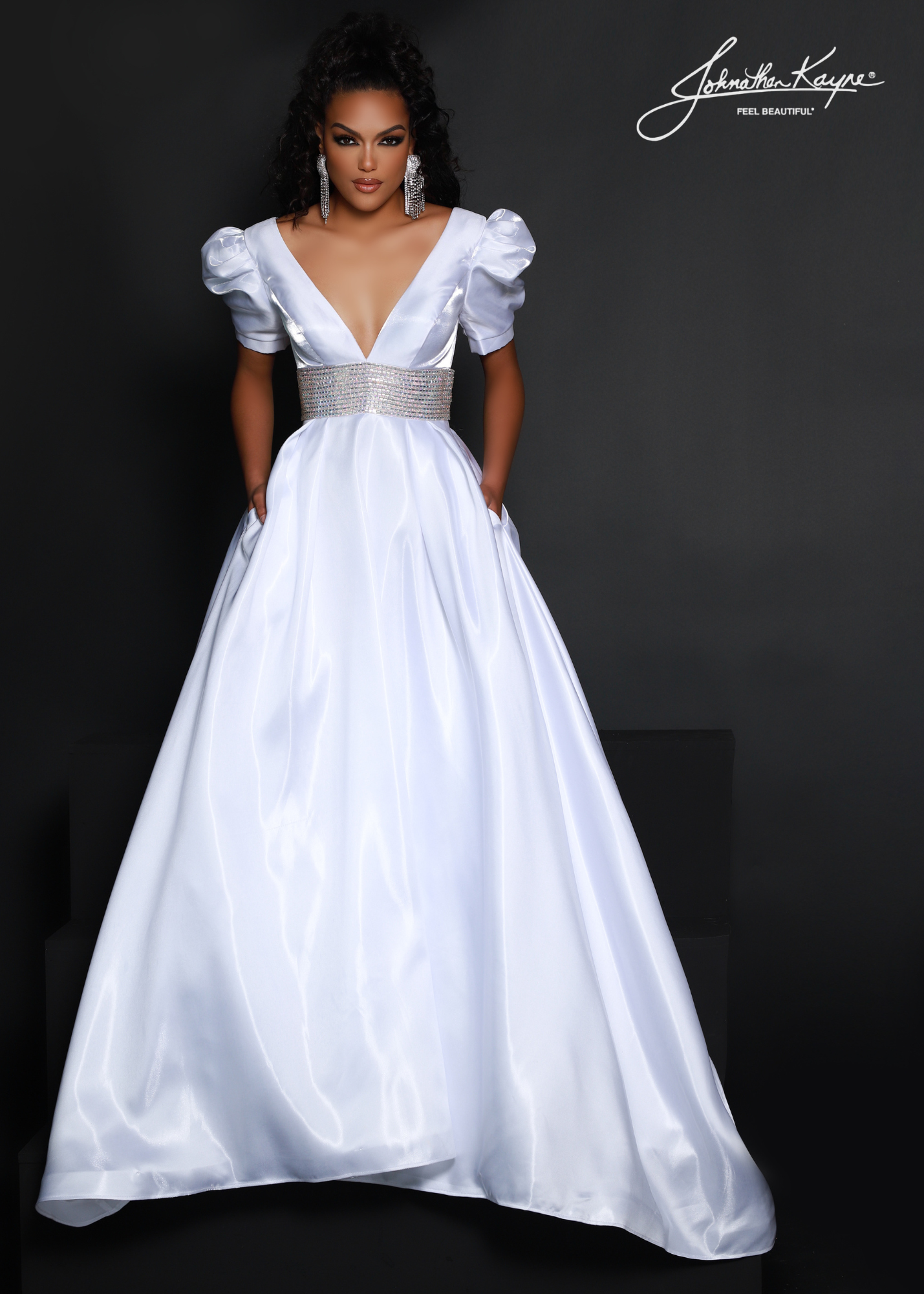 Puff Sleeve Prom Dresses formal prom dress nv104 – NiceVestidos